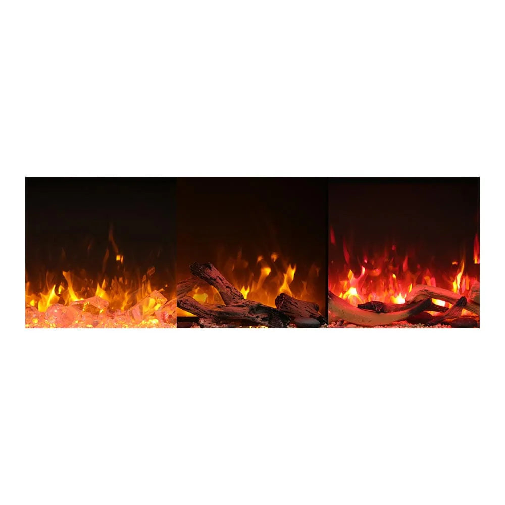 Amantii 88" Tru View Extra Tall Indoor/Outdoor Smart Electric Fireplace