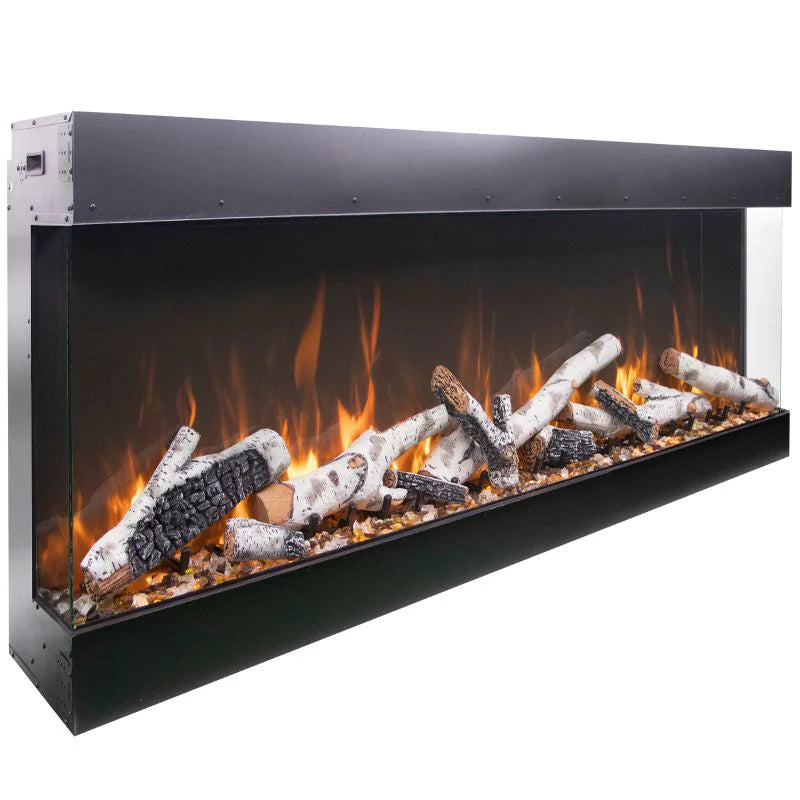 Amantii 85" Tru View Bespoke Indoor/Outdoor Electric Fireplace