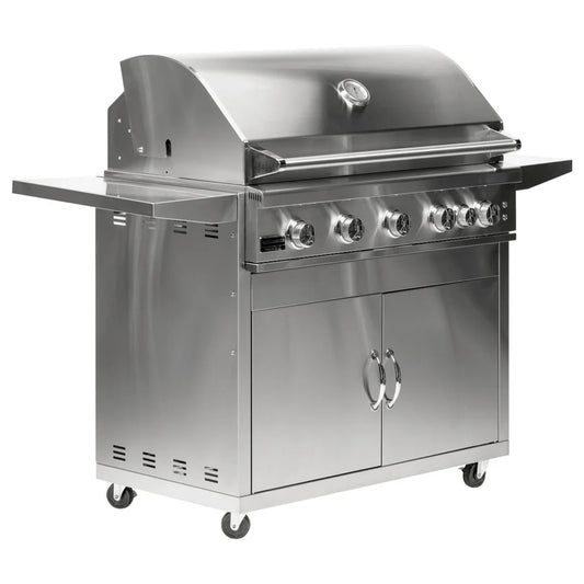Broilmaster 40-Inch 4-Burners Premium Natural Gas Grill in Stainless Steel (BSB405N)