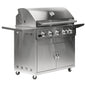 Broilmaster 40-Inch 4-Burners Premium Natural Gas Grill in Stainless Steel (BSB405N)