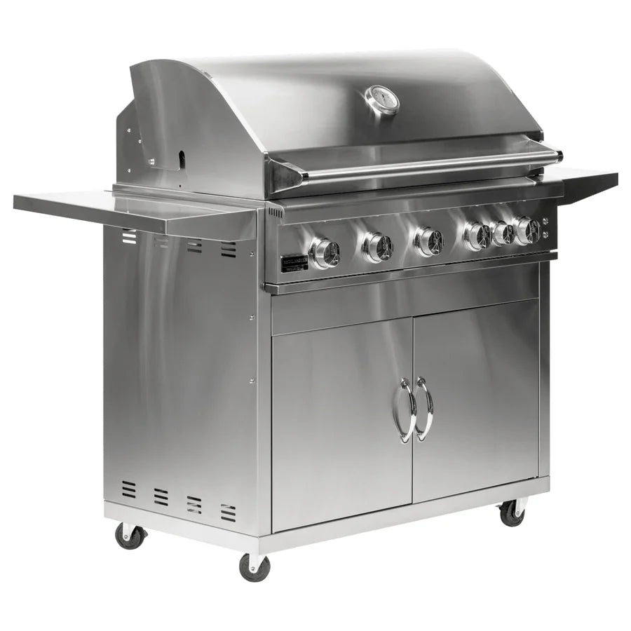Broilmaster 40-Inch 4-Burners Premium Natural Gas Grill in Stainless Steel (BSB405N)