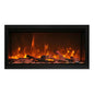 Amantii Symmetry Xtra Tall 50" Smart Electric Linear Indoor/Outdoor Fireplace