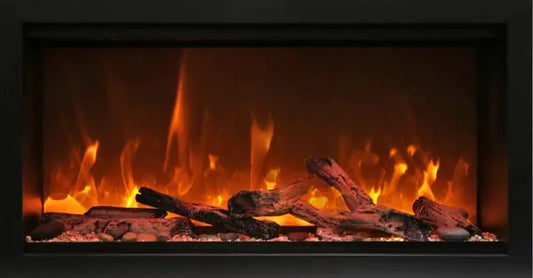 Amantii Symmetry Xtra Tall 42" Smart Electric Linear Indoor/Outdoor Fireplace