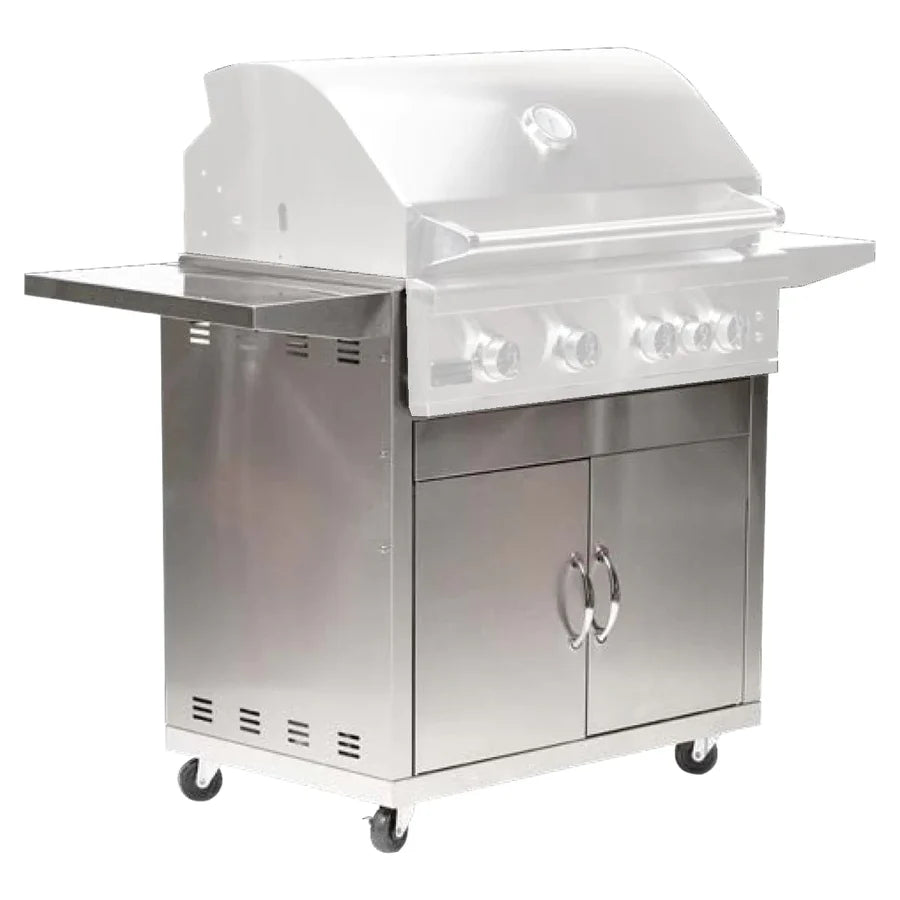Broilmaster 32-Inch 4-Burners Premium Natural Gas Grill in Stainless Steel (BSB324N)