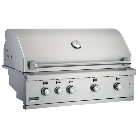 Broilmaster G-Series 42-Inch 4-Burners Premium Natural Gas Grill in Stainless Steel (BSG424N)