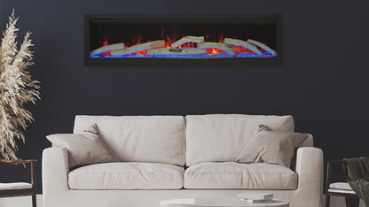 Amantii Symmetry Xtra Tall 50" Smart Electric Linear Indoor/Outdoor Fireplace